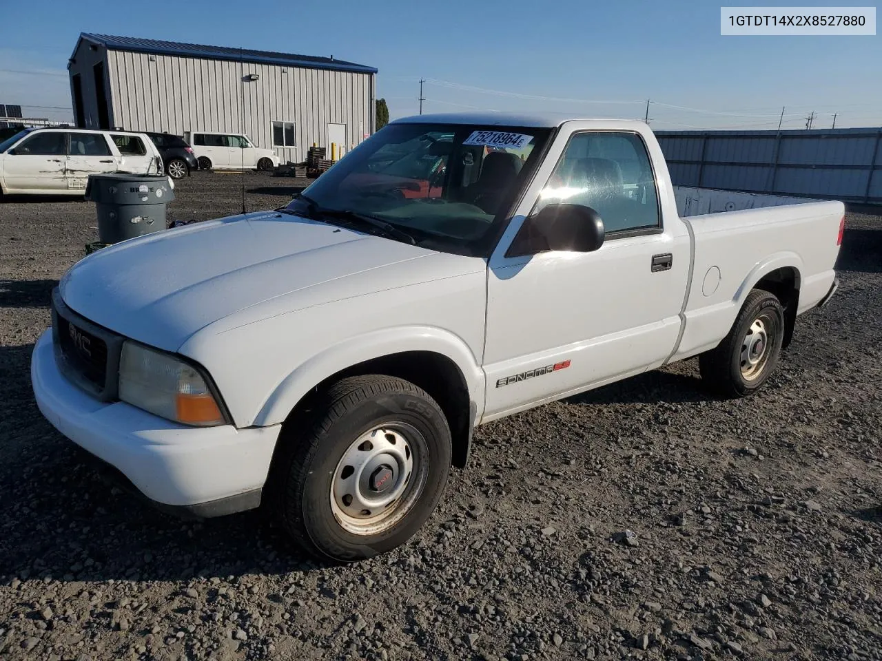 1999 GMC Sonoma VIN: 1GTDT14X2X8527880 Lot: 75218964