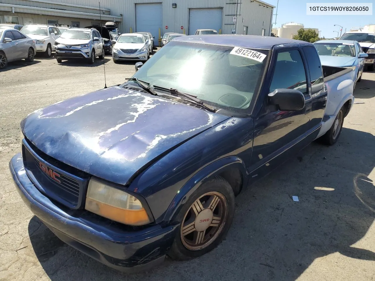 1GTCS19W0Y8206050 2000 GMC Sonoma