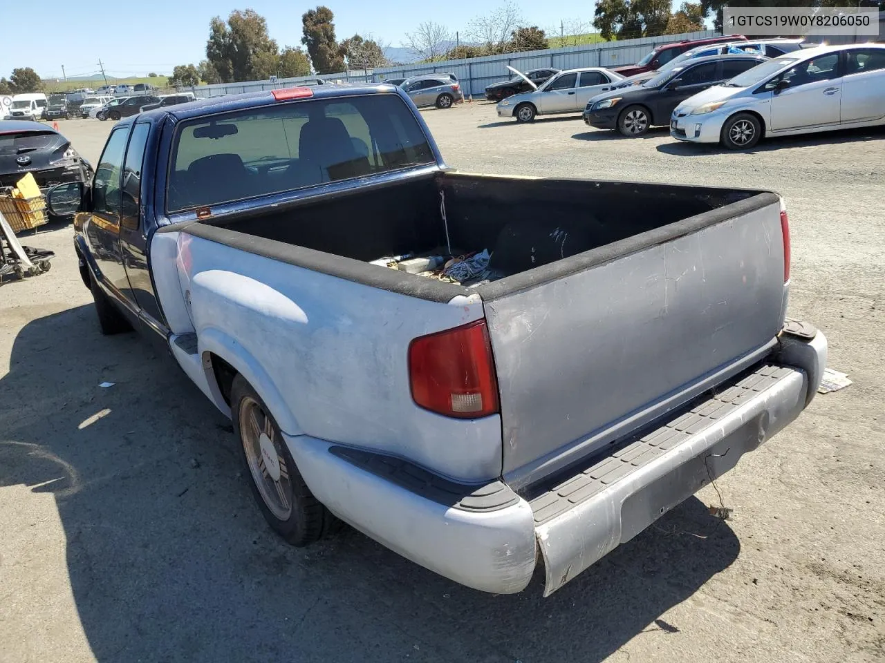 2000 GMC Sonoma VIN: 1GTCS19W0Y8206050 Lot: 49122164