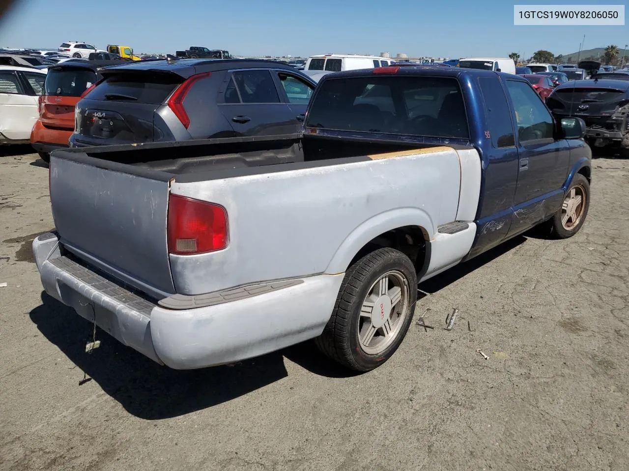 2000 GMC Sonoma VIN: 1GTCS19W0Y8206050 Lot: 49122164