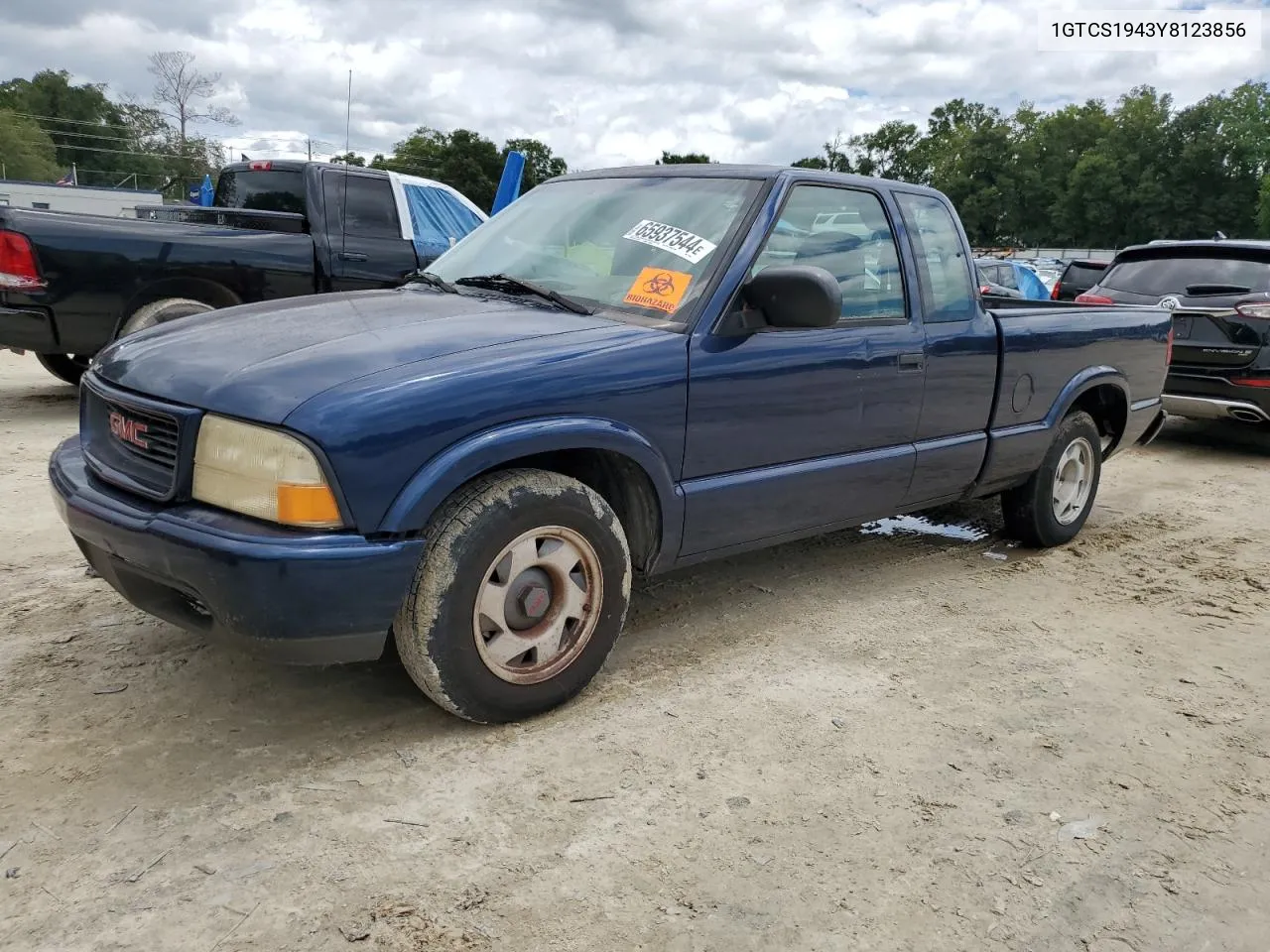 2000 GMC Sonoma VIN: 1GTCS1943Y8123856 Lot: 65937544