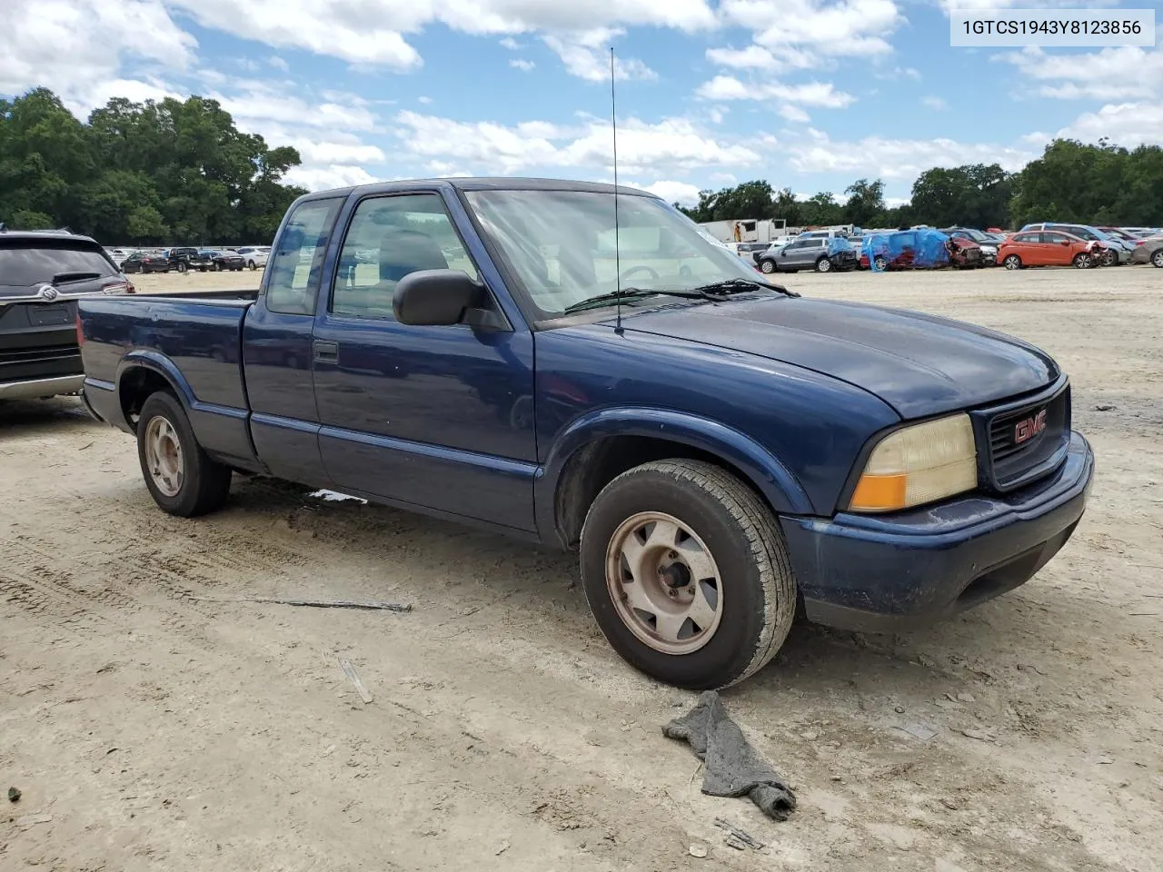 2000 GMC Sonoma VIN: 1GTCS1943Y8123856 Lot: 65937544