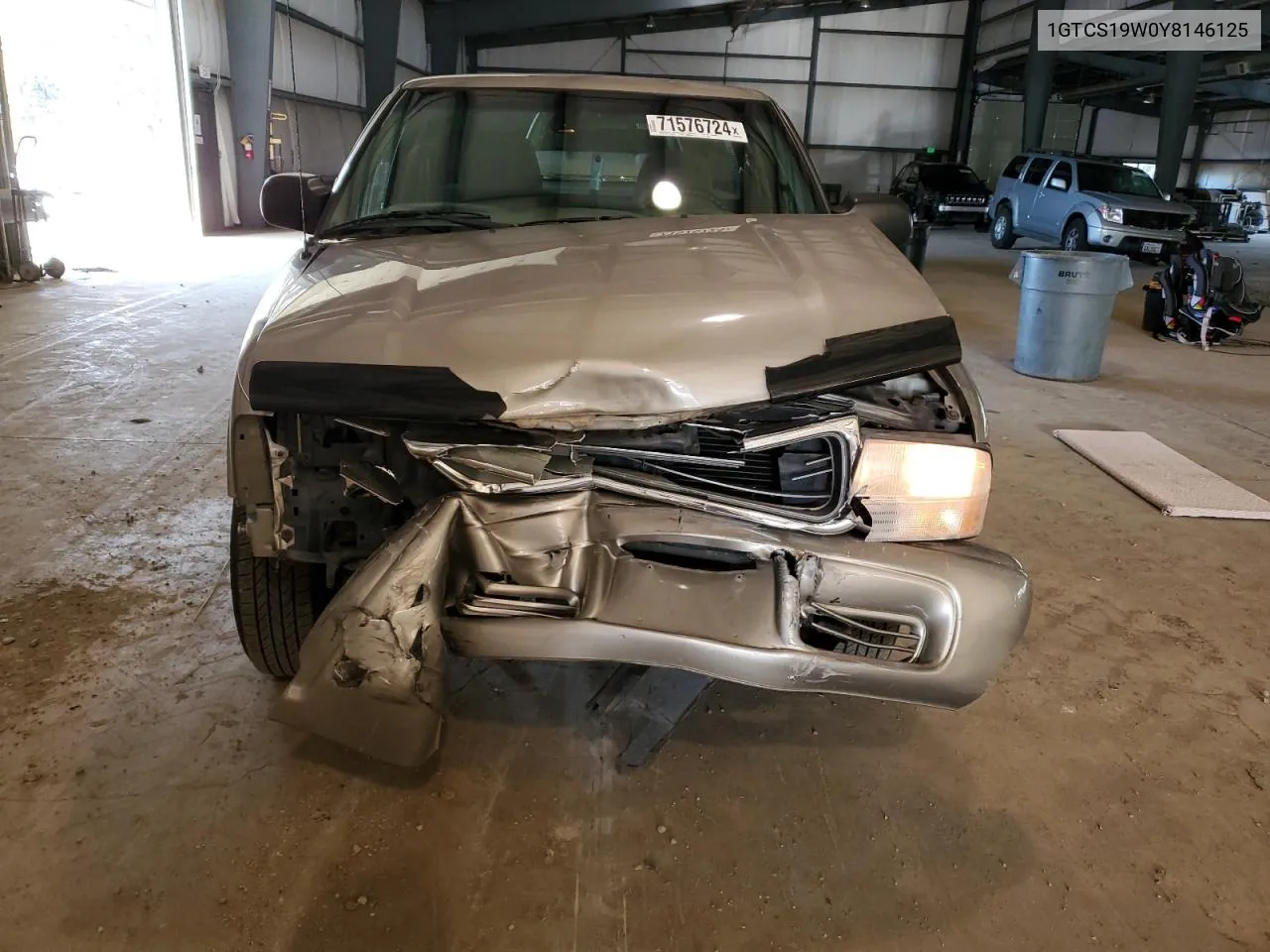 1GTCS19W0Y8146125 2000 GMC Sonoma