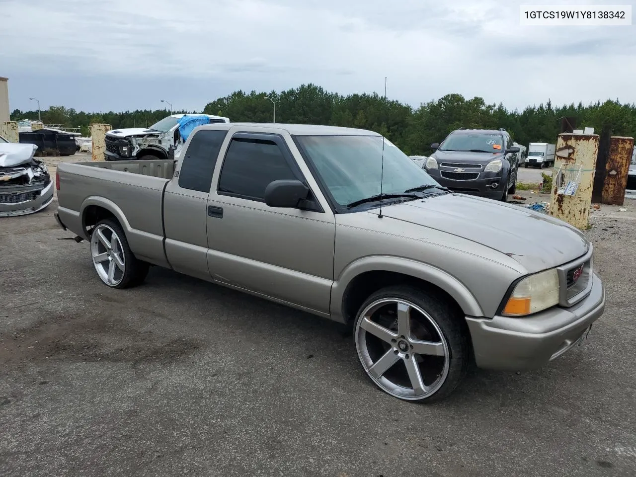 2000 GMC Sonoma VIN: 1GTCS19W1Y8138342 Lot: 71730574