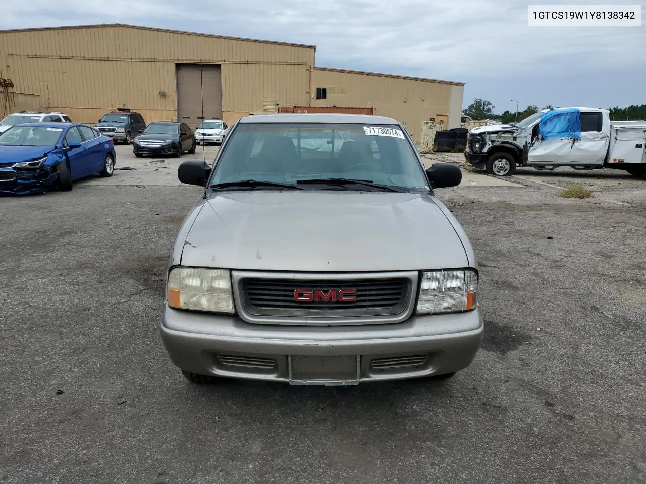 2000 GMC Sonoma VIN: 1GTCS19W1Y8138342 Lot: 71730574