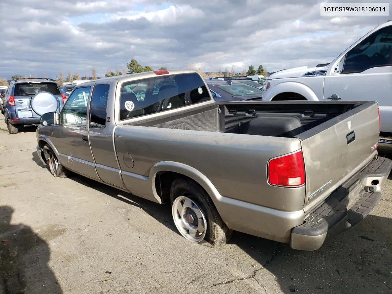 1GTCS19W318106014 2001 GMC Sonoma