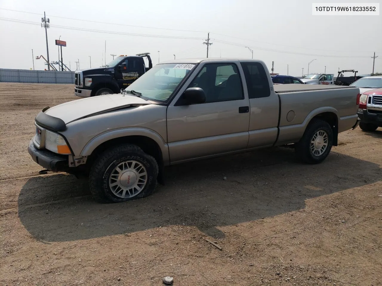 1GTDT19W618233552 2001 GMC Sonoma