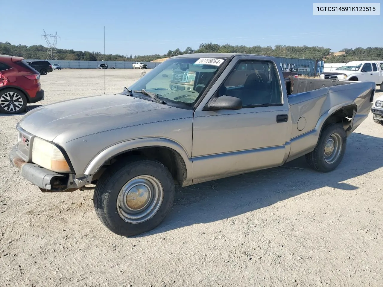 2001 GMC Sonoma VIN: 1GTCS14591K123515 Lot: 67796064