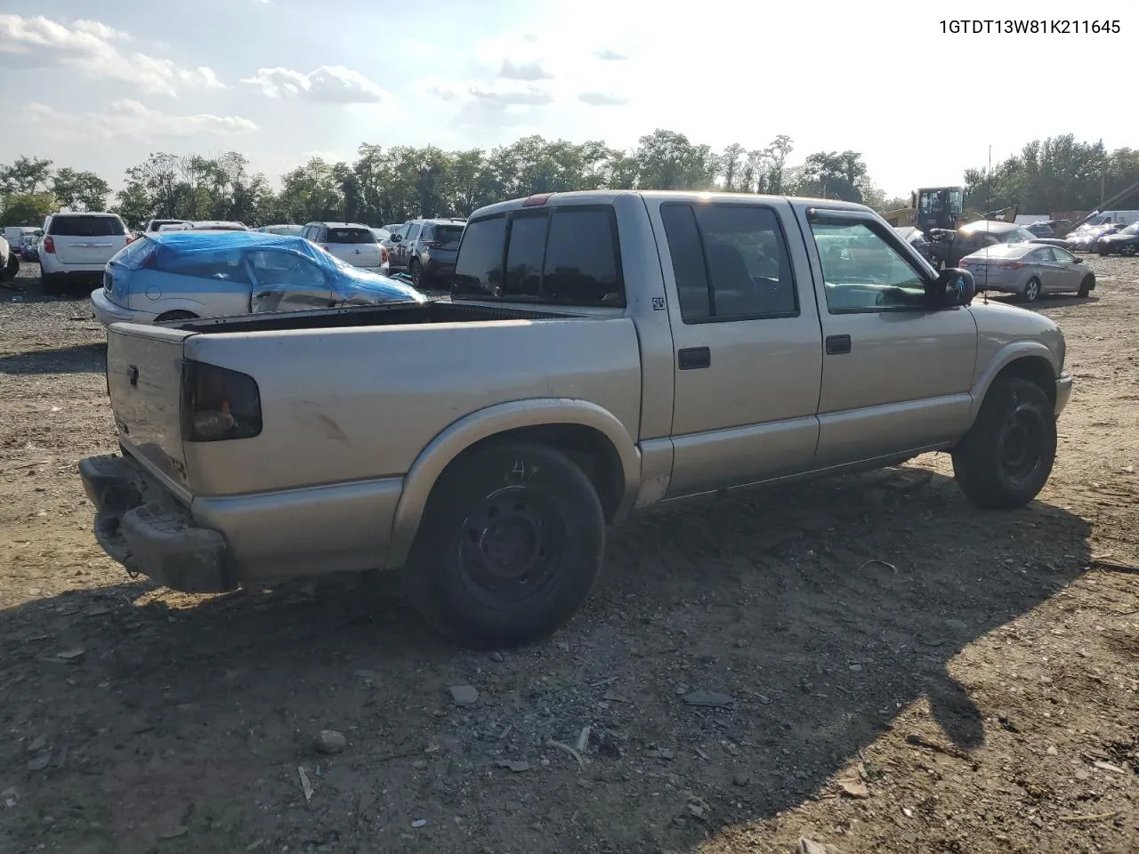 2001 GMC Sonoma VIN: 1GTDT13W81K211645 Lot: 68911514