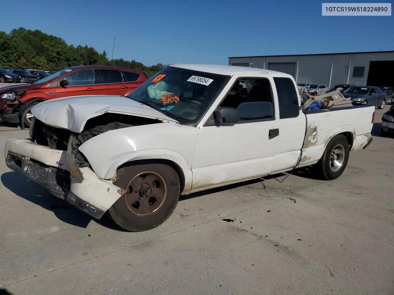 2001 GMC Sonoma VIN: 1GTCS19W518224890 Lot: 69798054