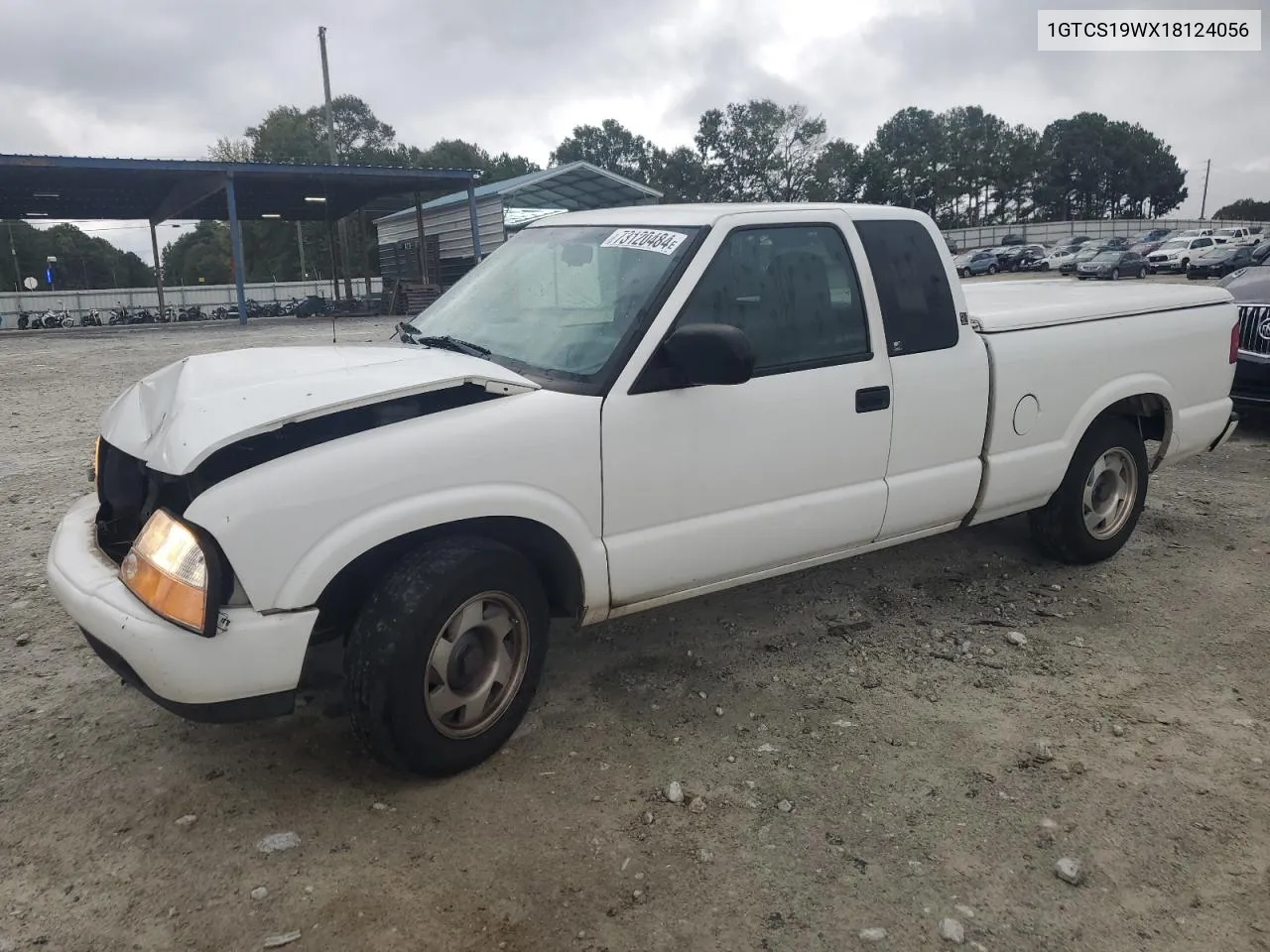 2001 GMC Sonoma VIN: 1GTCS19WX18124056 Lot: 73120484