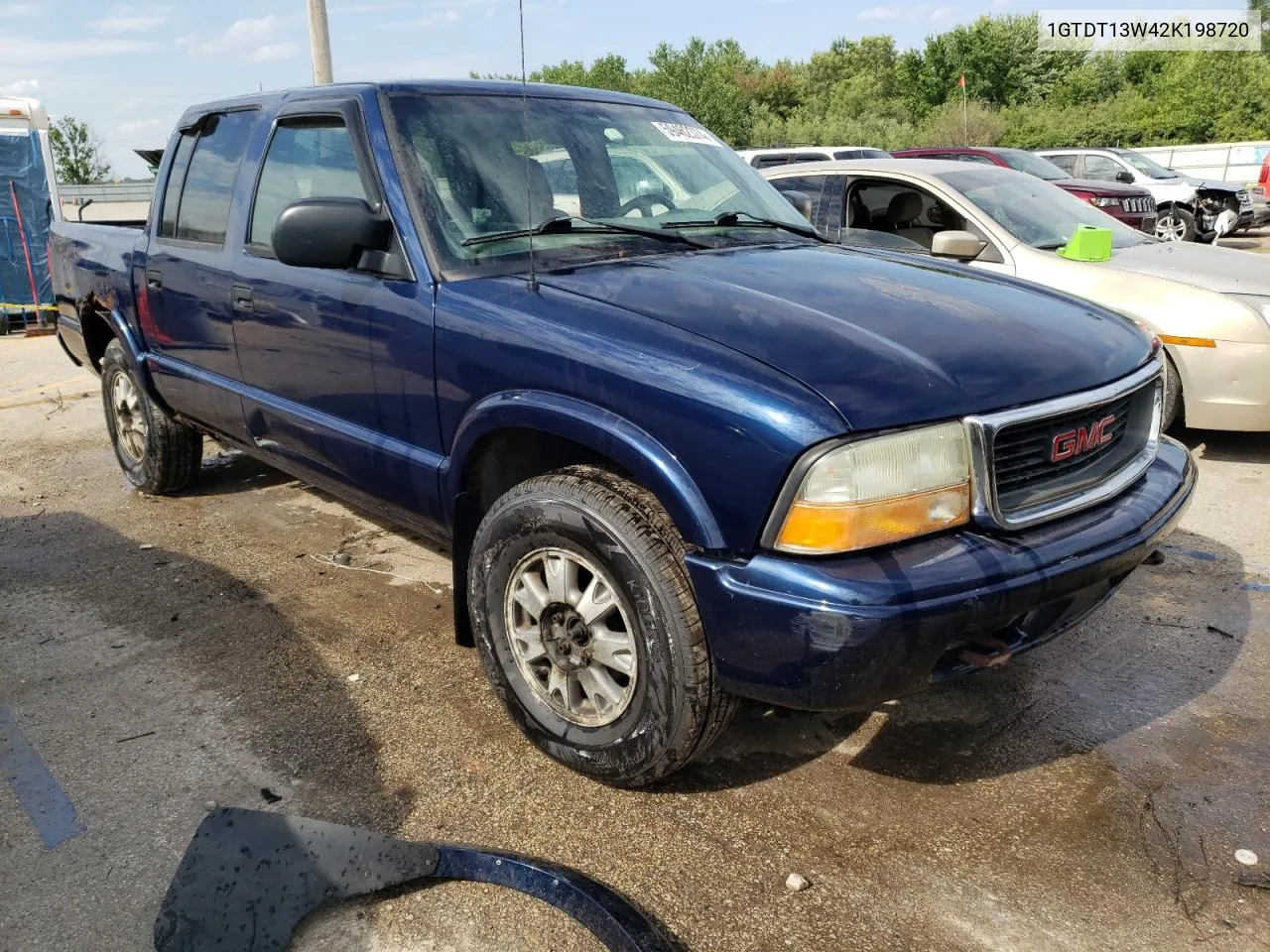 2002 GMC Sonoma VIN: 1GTDT13W42K198720 Lot: 59402374