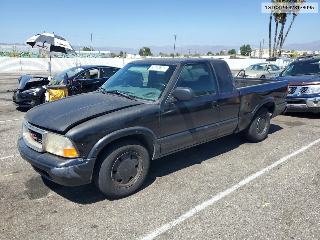 2002 GMC Sonoma VIN: 1GTCS195328178095 Lot: 67112874