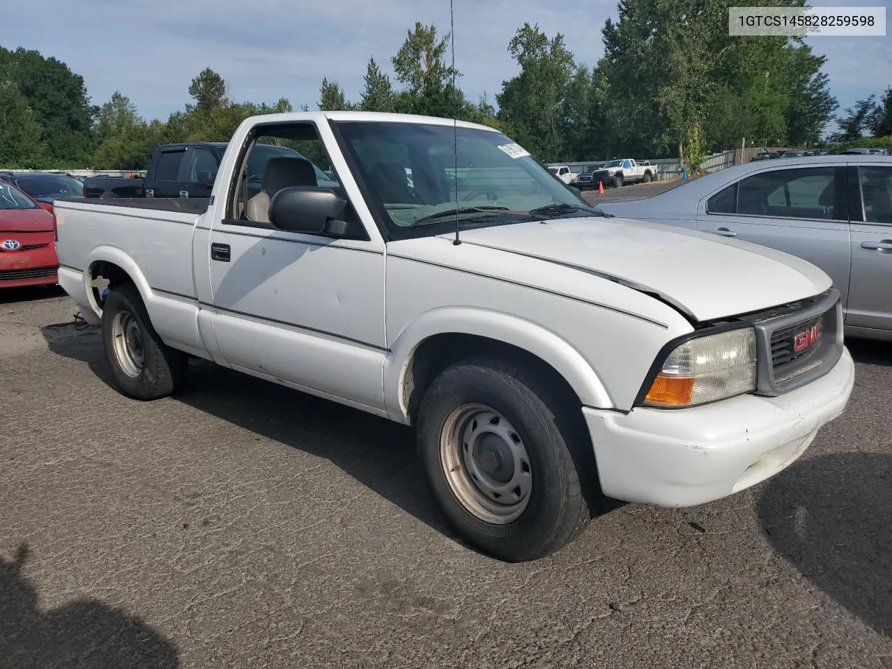 2002 GMC Sonoma VIN: 1GTCS145828259598 Lot: 67961124