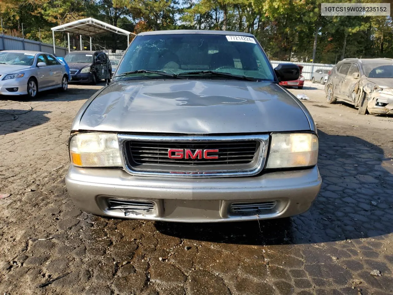 1GTCS19W028235152 2002 GMC Sonoma