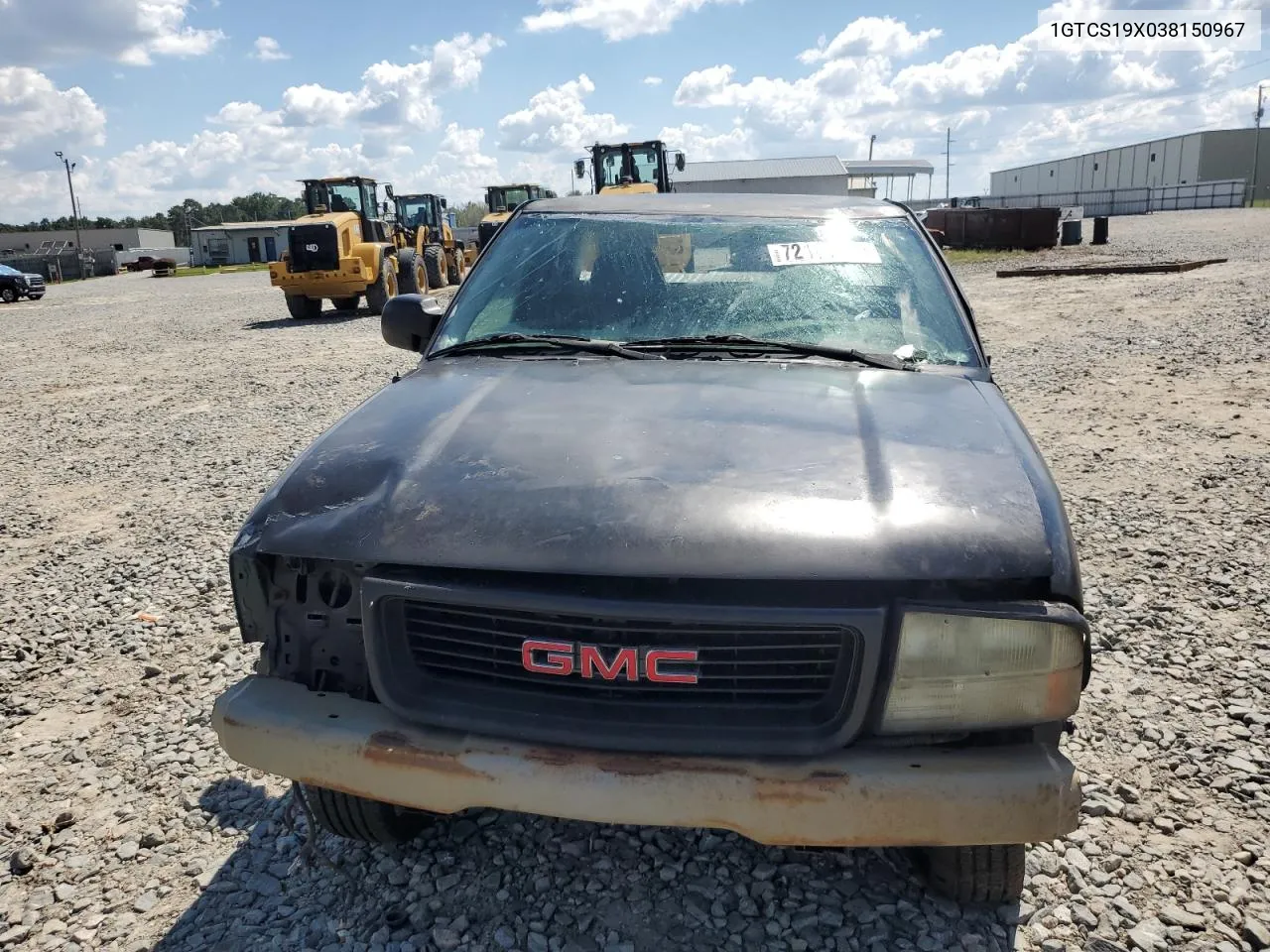 1GTCS19X038150967 2003 GMC Sonoma