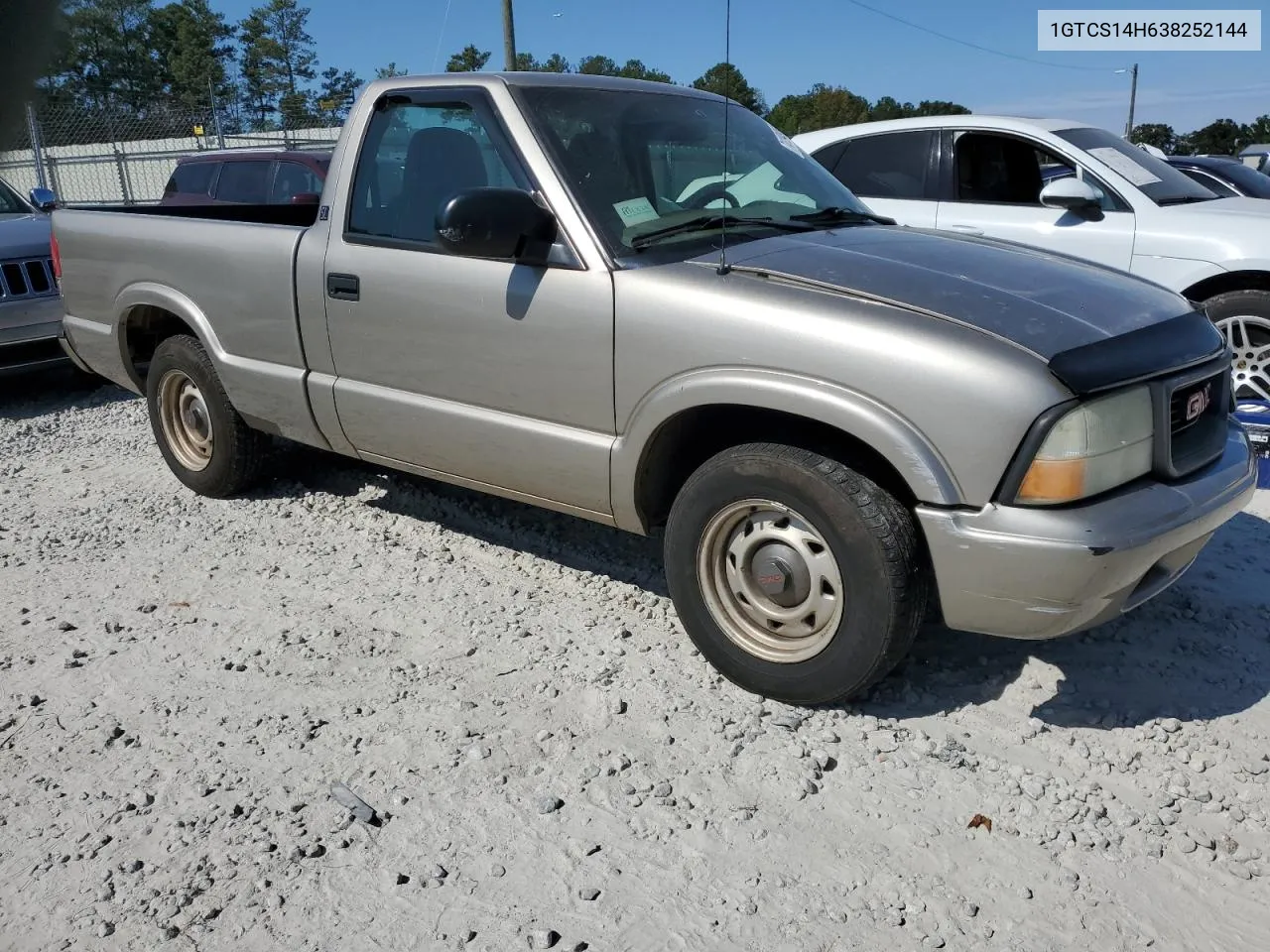 1GTCS14H638252144 2003 GMC Sonoma