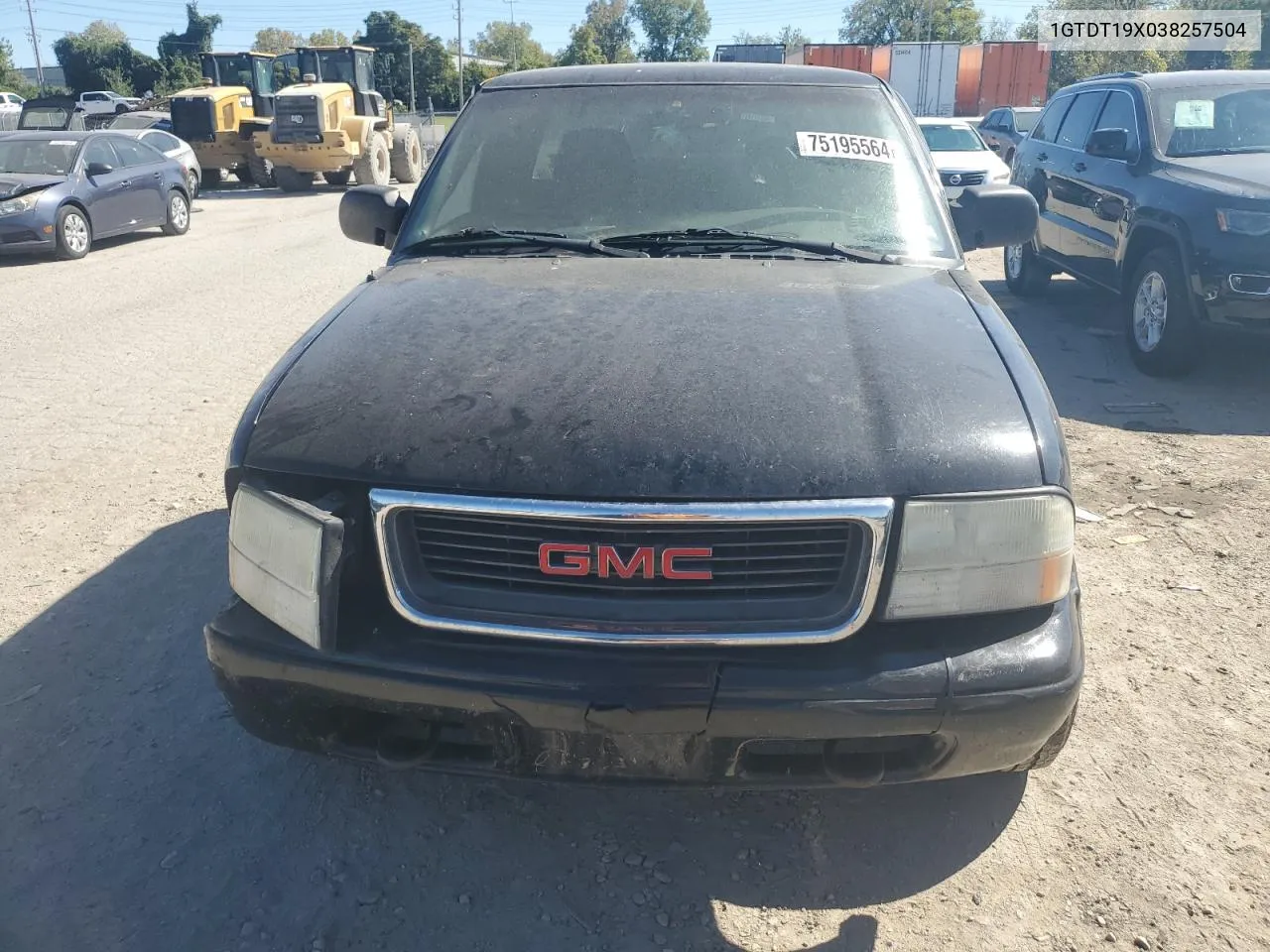 1GTDT19X038257504 2003 GMC Sonoma