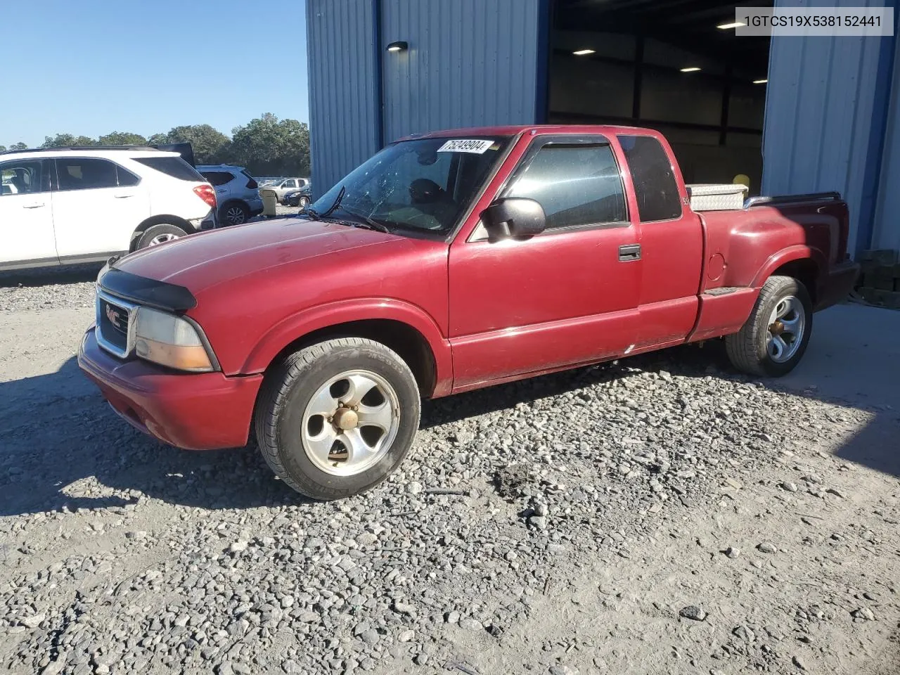 1GTCS19X538152441 2003 GMC Sonoma