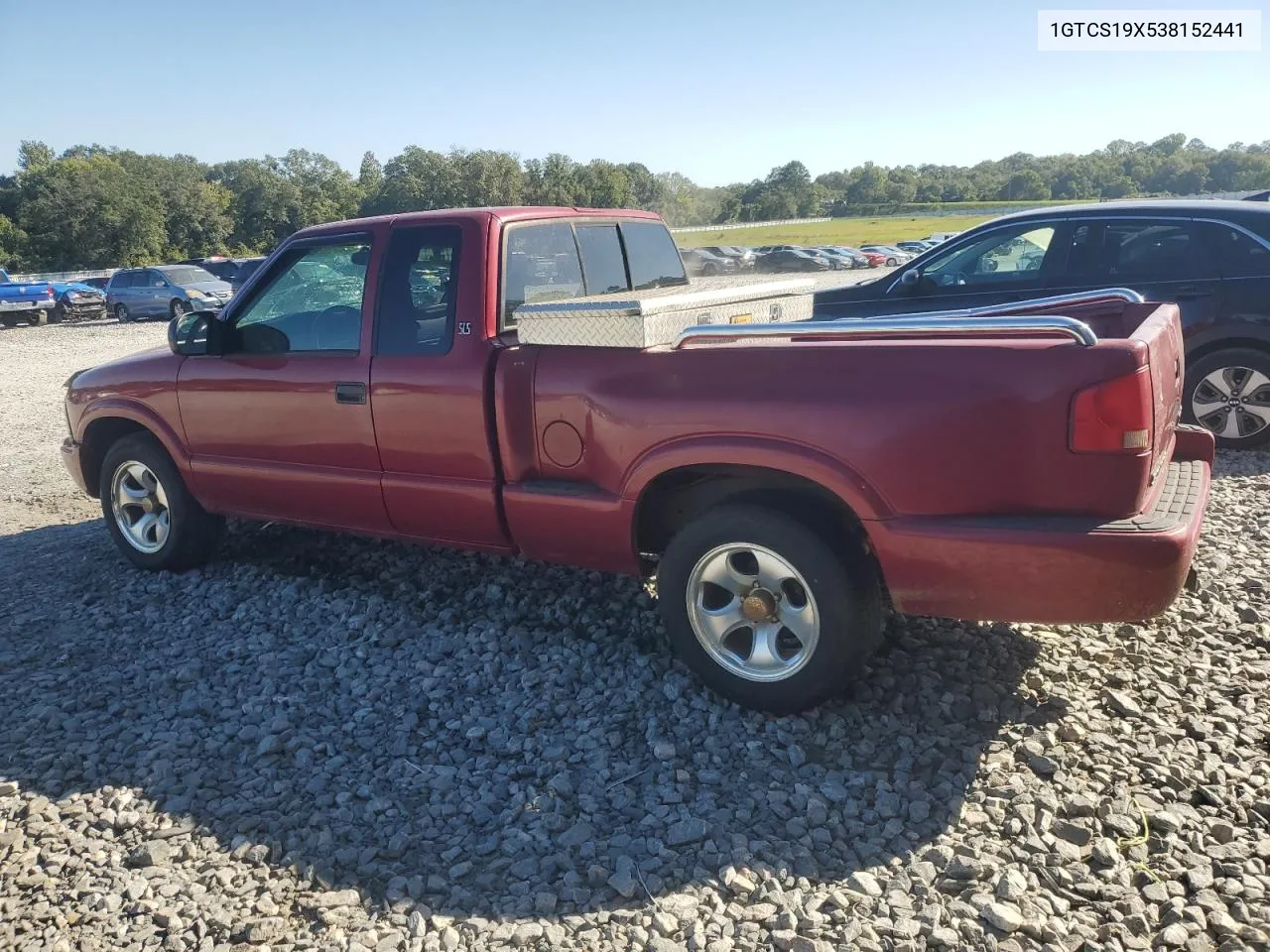 2003 GMC Sonoma VIN: 1GTCS19X538152441 Lot: 75249904