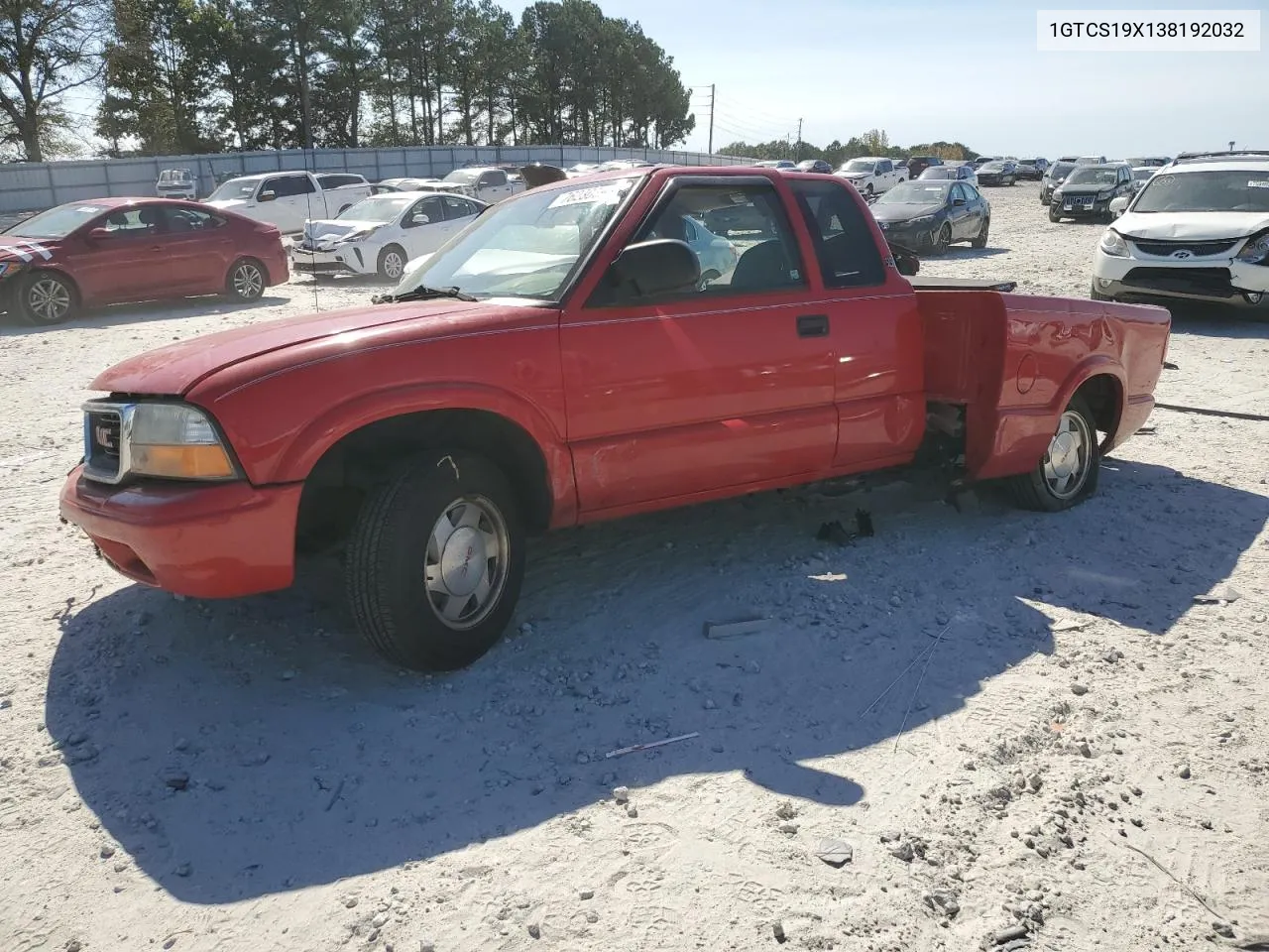 1GTCS19X138192032 2003 GMC Sonoma