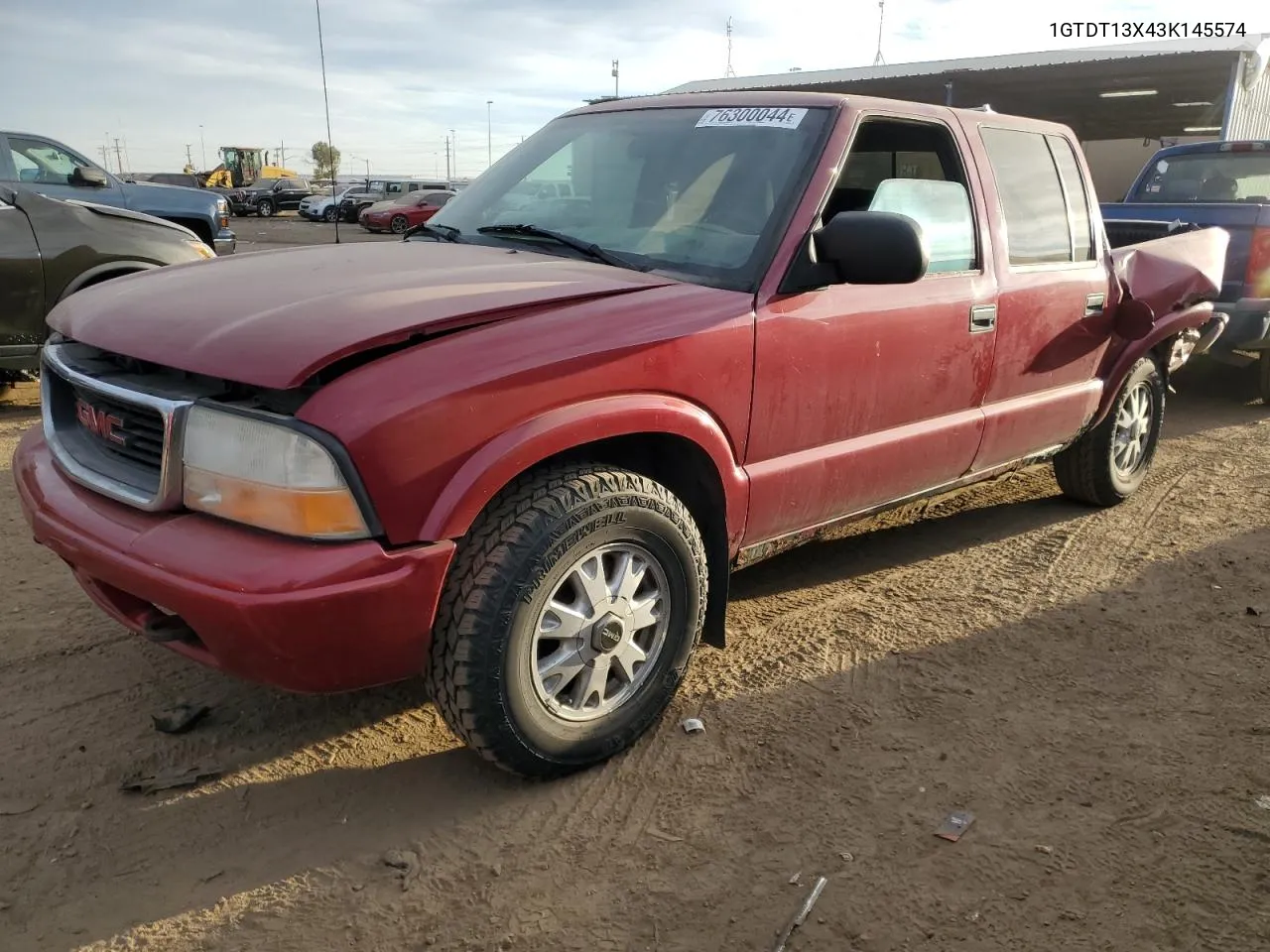 1GTDT13X43K145574 2003 GMC Sonoma