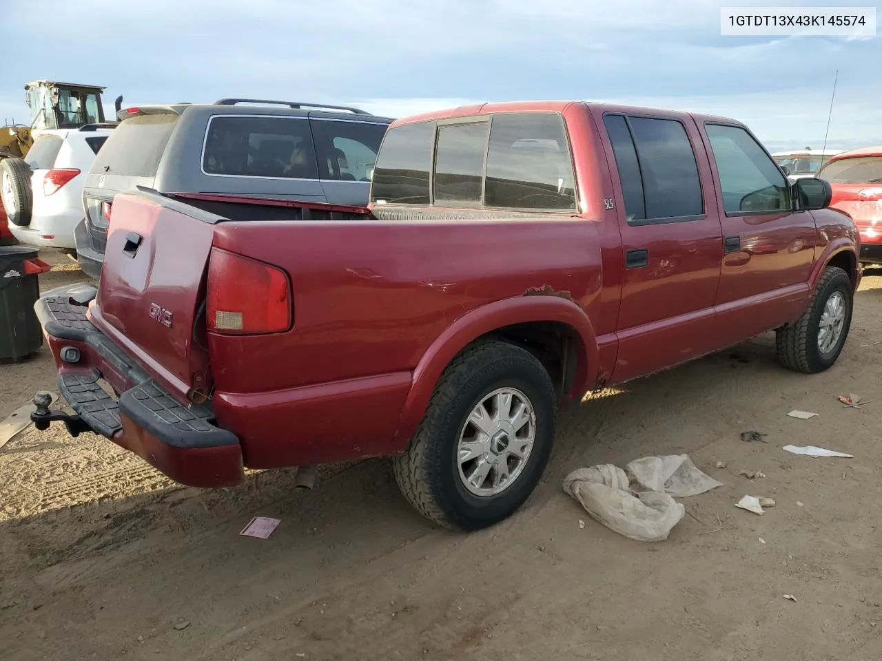 2003 GMC Sonoma VIN: 1GTDT13X43K145574 Lot: 76300044