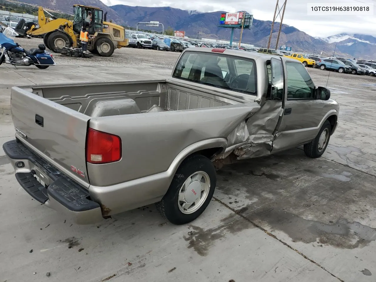 2003 GMC Sonoma VIN: 1GTCS19H638190818 Lot: 76438274