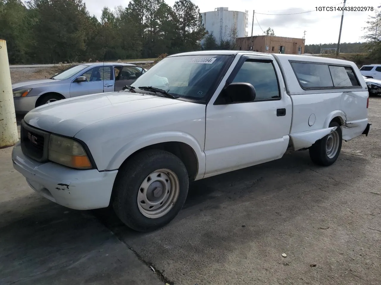 2003 GMC Sonoma VIN: 1GTCS14X438202978 Lot: 78020894