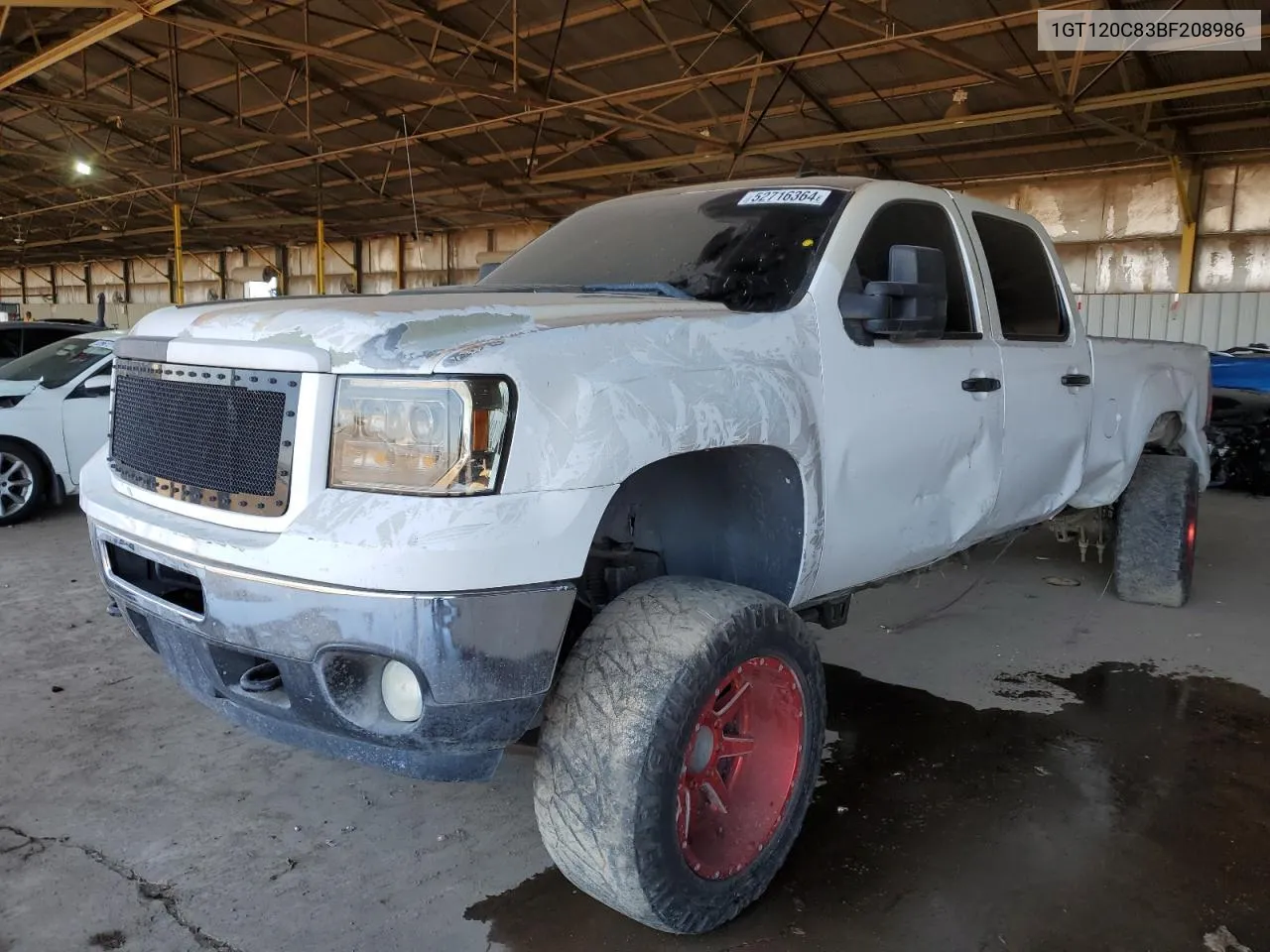 2011 GMC Sierra K2500 Sle VIN: 1GT120C83BF208986 Lot: 52716364