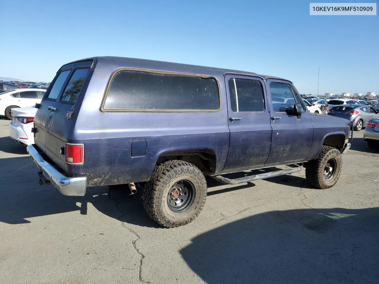 1991 GMC Suburban V15 Conventional VIN: 1GKEV16K9MF510909 Lot: 81326004