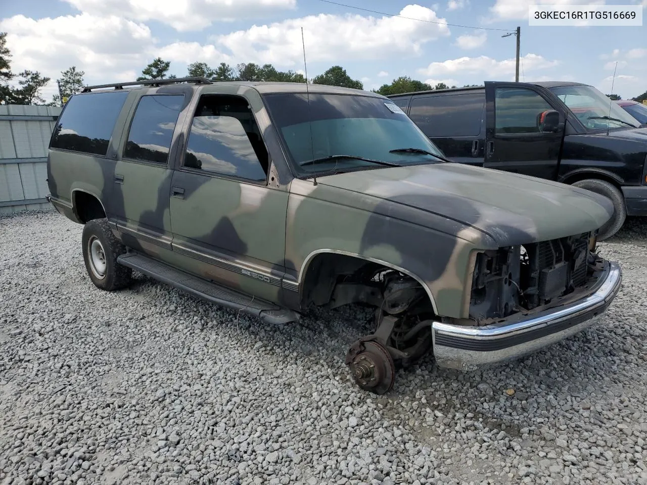 1996 GMC Suburban C1500 VIN: 3GKEC16R1TG516669 Lot: 69262744