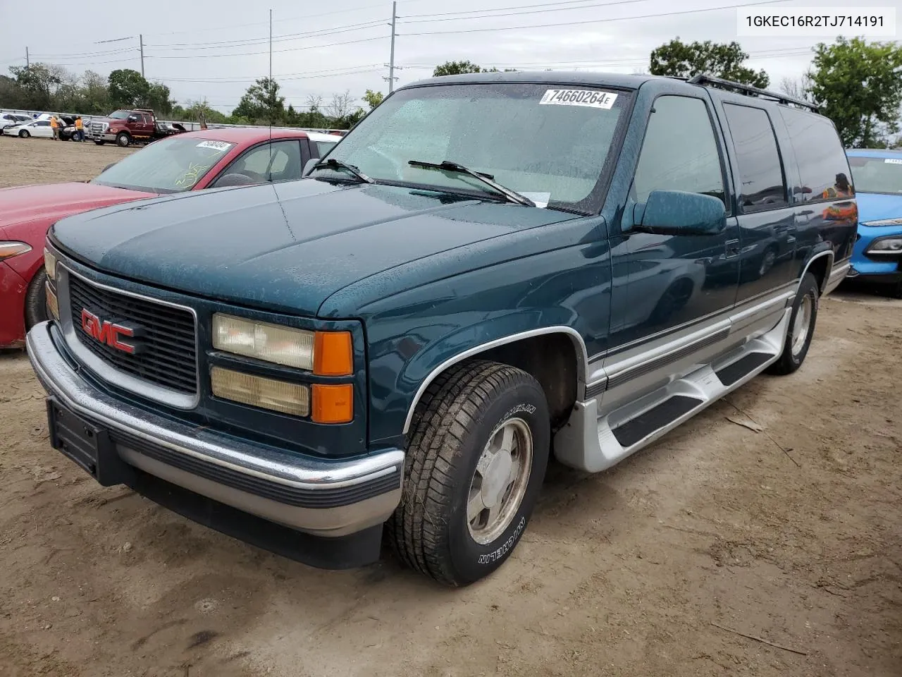 1996 GMC Suburban C1500 VIN: 1GKEC16R2TJ714191 Lot: 74660264