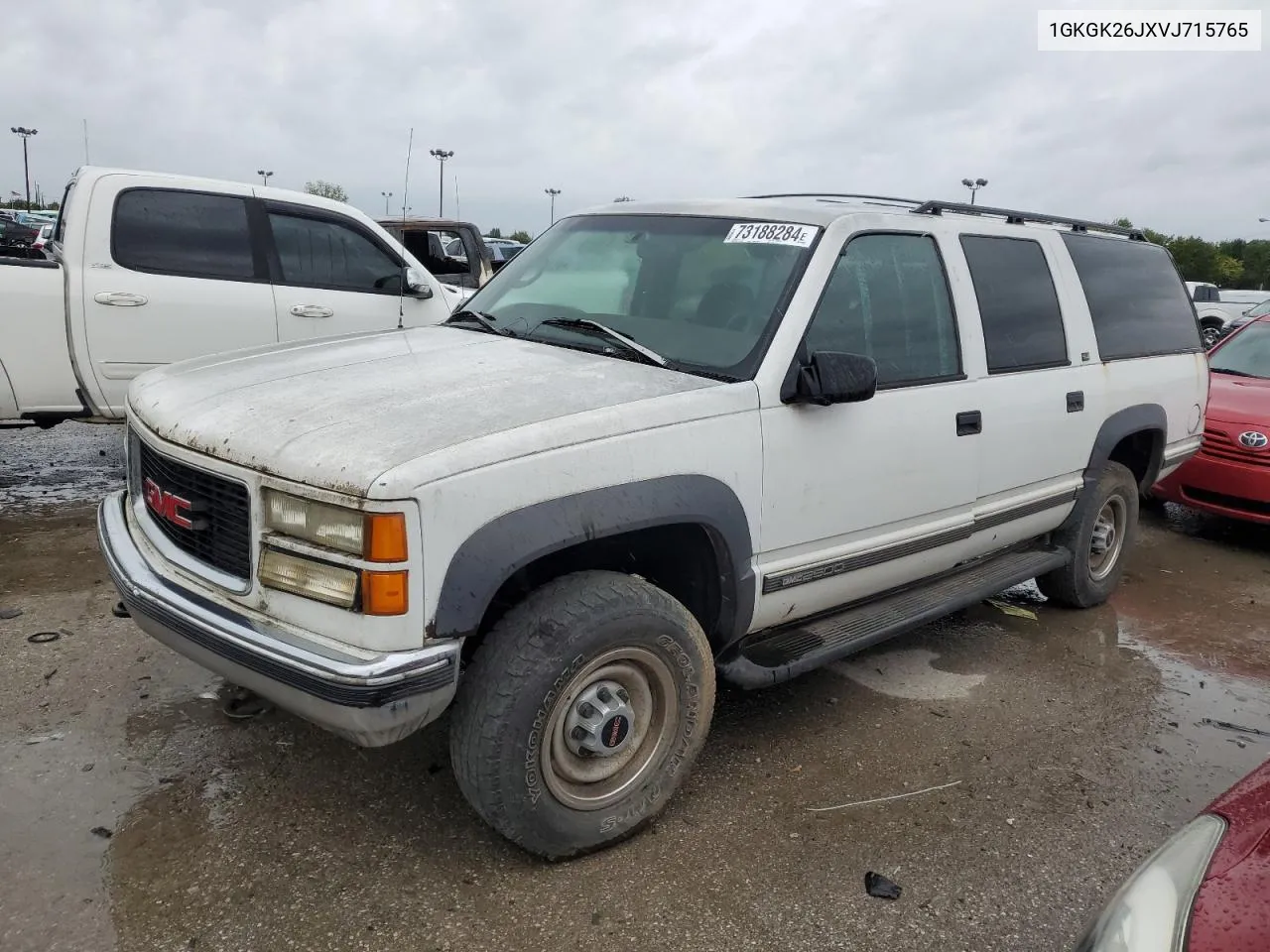 1997 GMC Suburban K2500 VIN: 1GKGK26JXVJ715765 Lot: 73188284