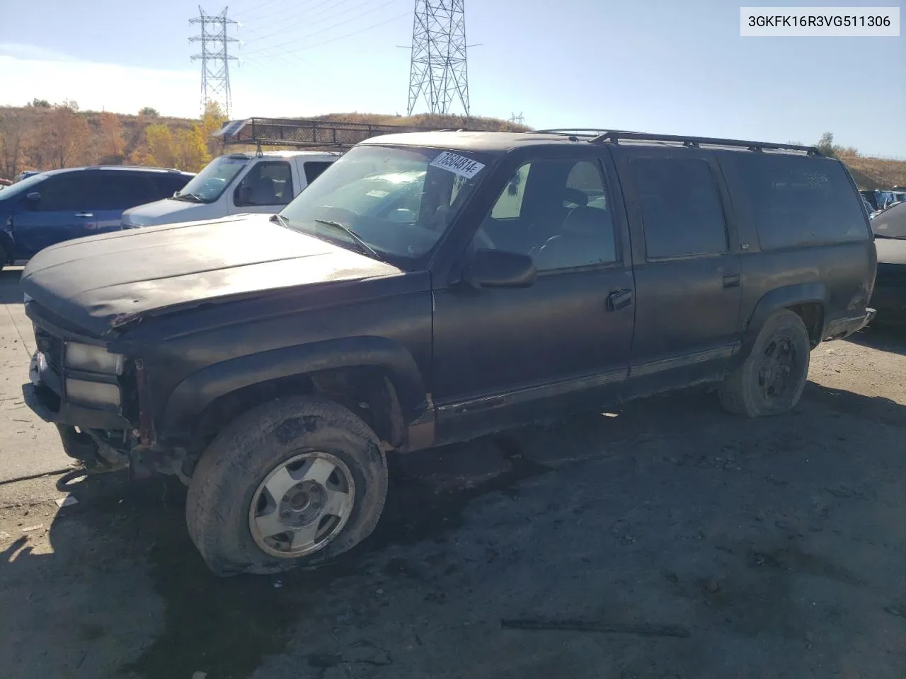 1997 GMC Suburban K1500 VIN: 3GKFK16R3VG511306 Lot: 78504814