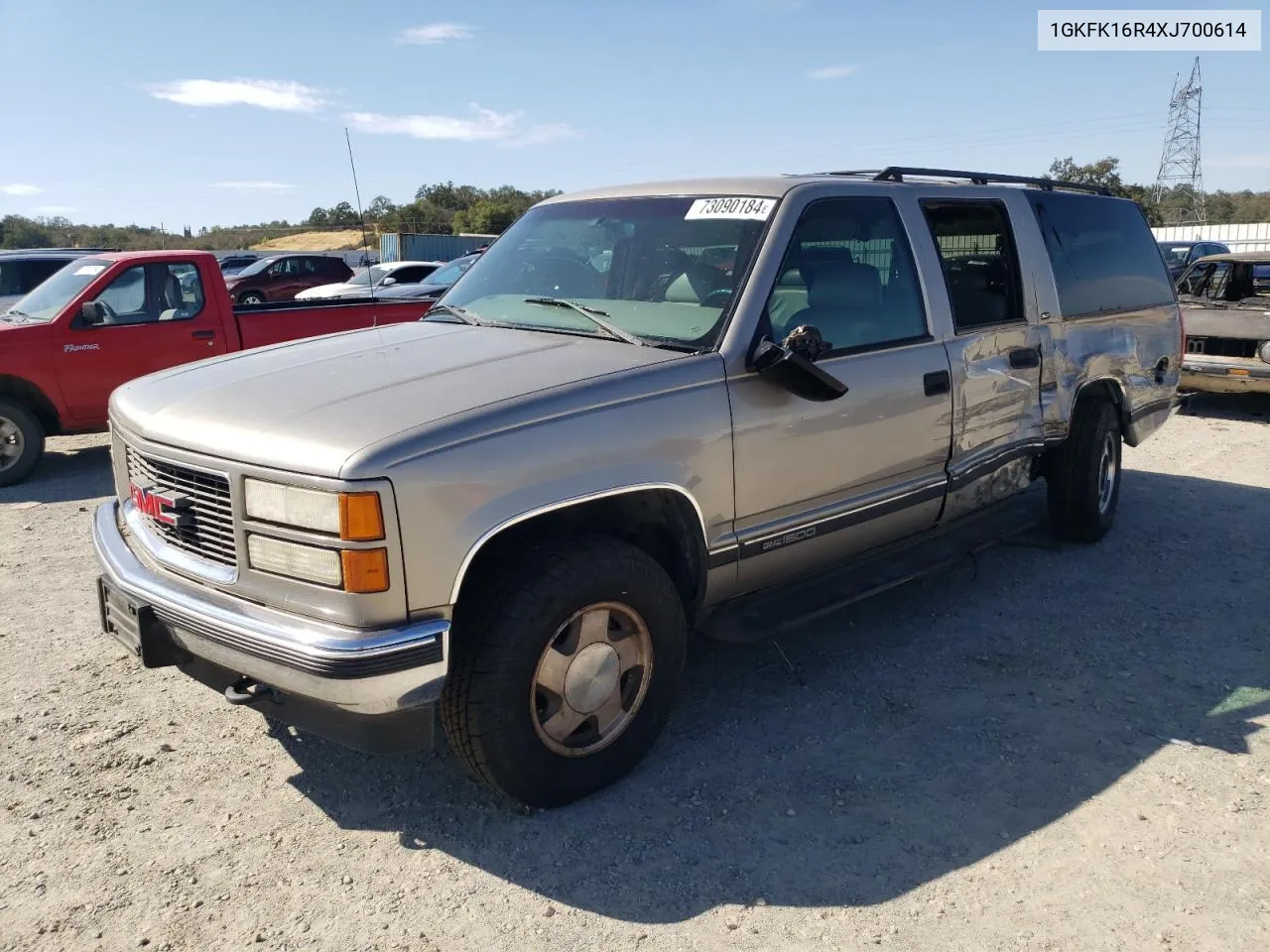 1999 GMC Suburban K1500 VIN: 1GKFK16R4XJ700614 Lot: 73090184