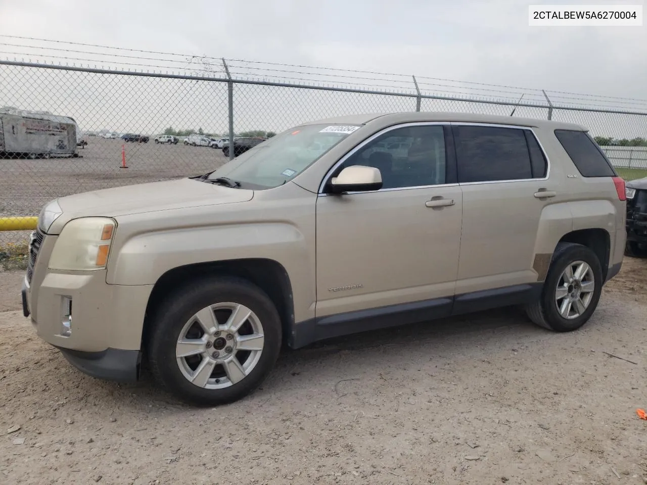 2CTALBEW5A6270004 2010 GMC Terrain Sle