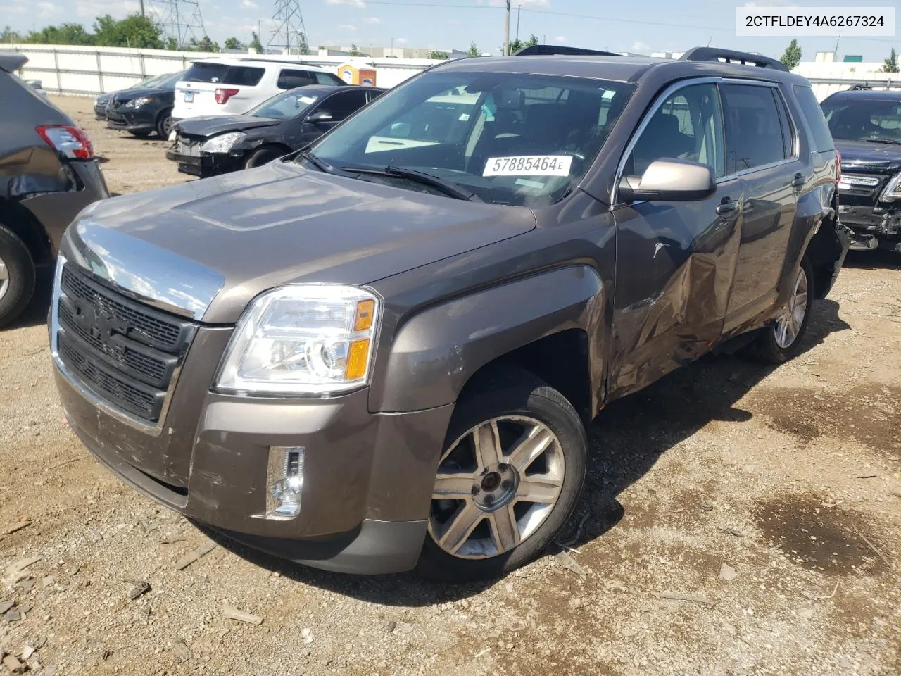 2010 GMC Terrain Sle VIN: 2CTFLDEY4A6267324 Lot: 57885464