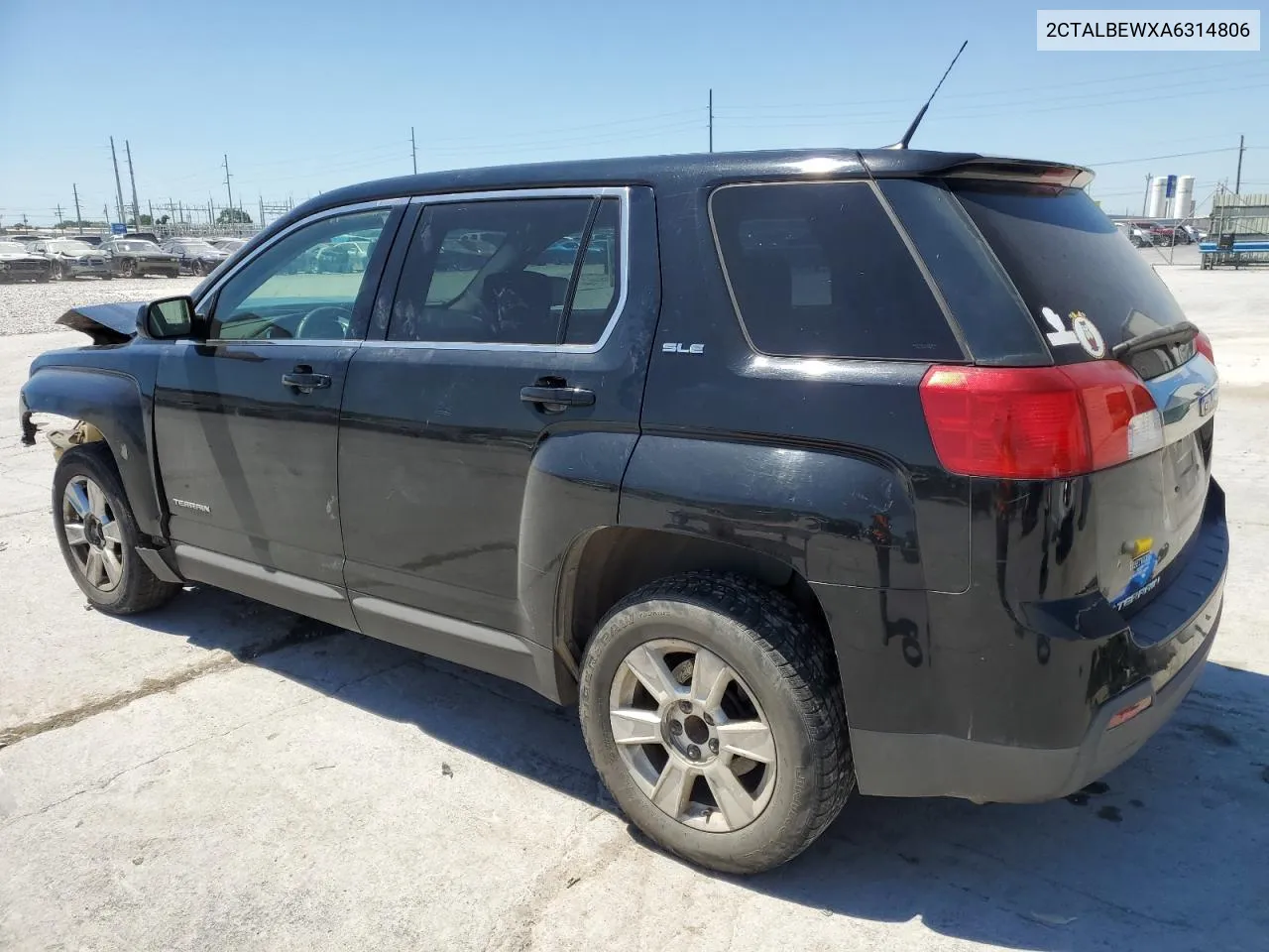 2010 GMC Terrain Sle VIN: 2CTALBEWXA6314806 Lot: 58476454