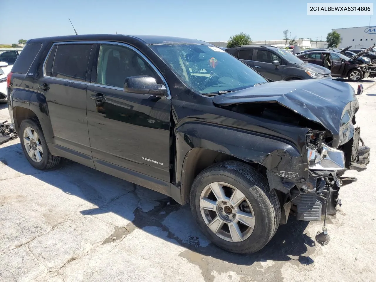 2CTALBEWXA6314806 2010 GMC Terrain Sle