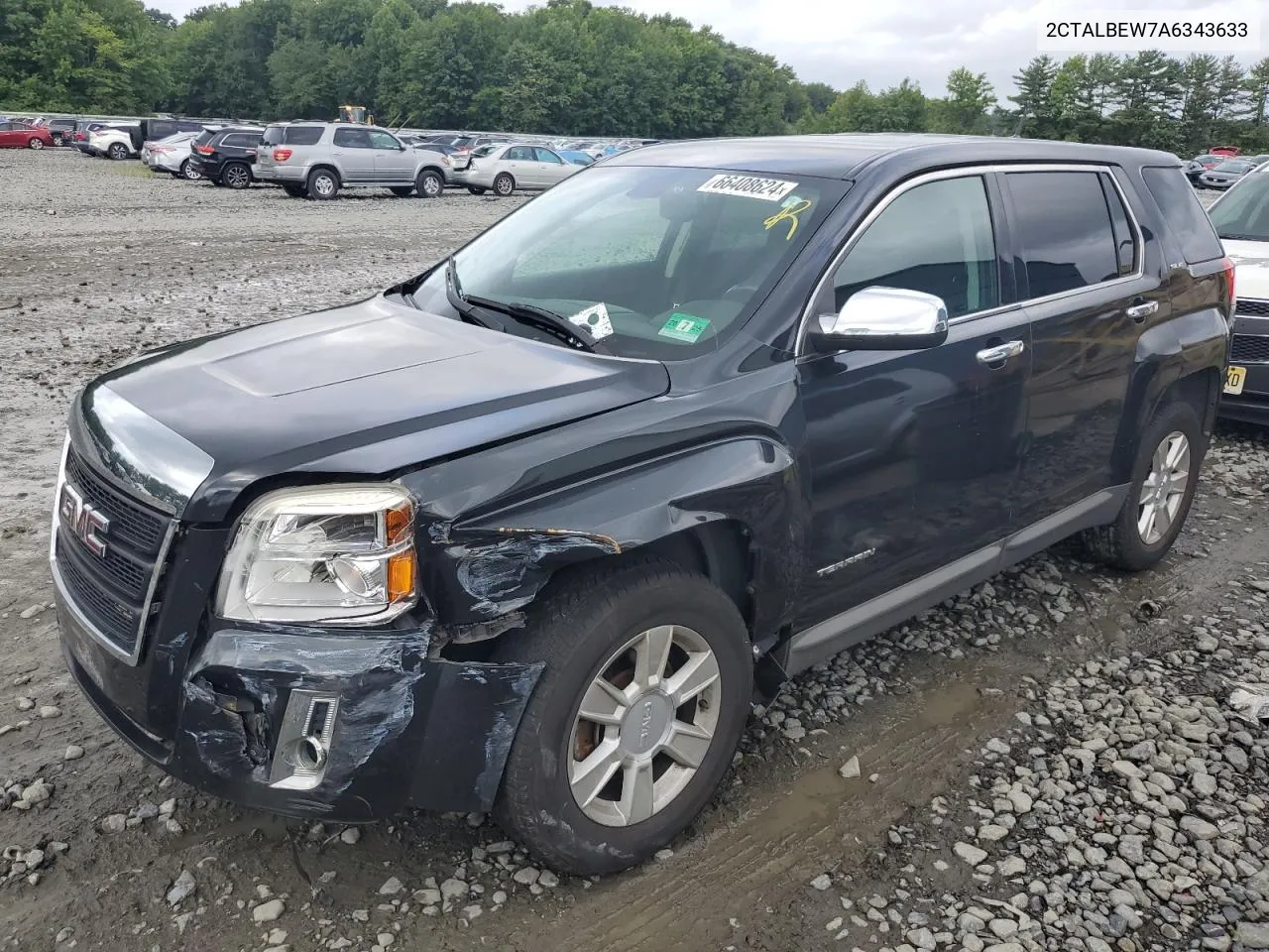 2010 GMC Terrain Sle VIN: 2CTALBEW7A6343633 Lot: 66408624