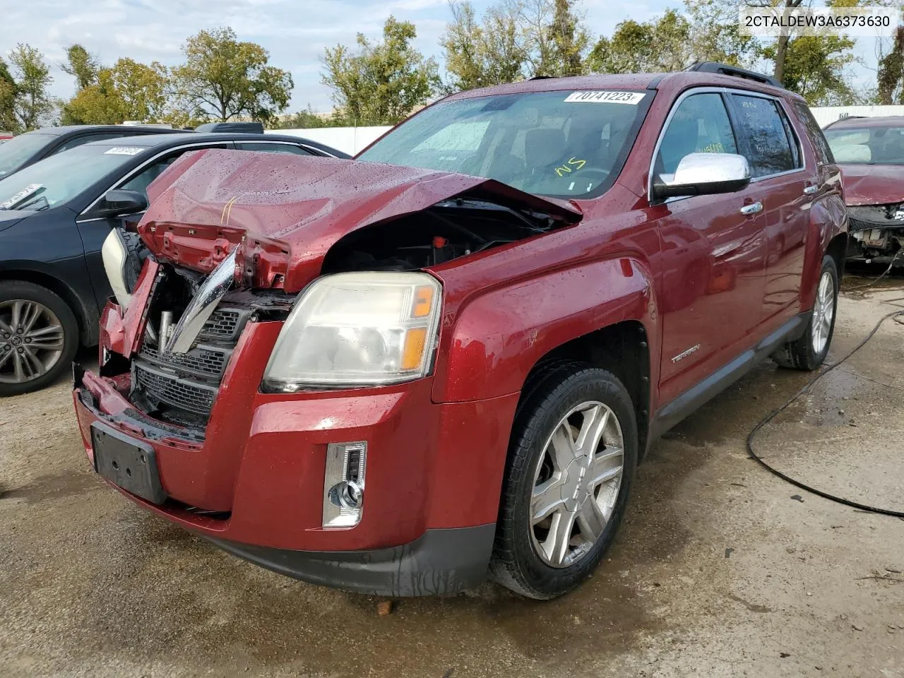 2010 GMC Terrain Sle VIN: 2CTALDEW3A6373630 Lot: 70741223