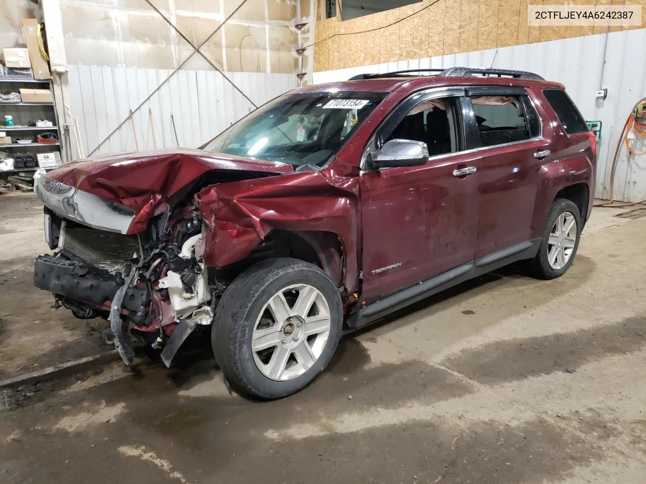 2CTFLJEY4A6242387 2010 GMC Terrain Slt