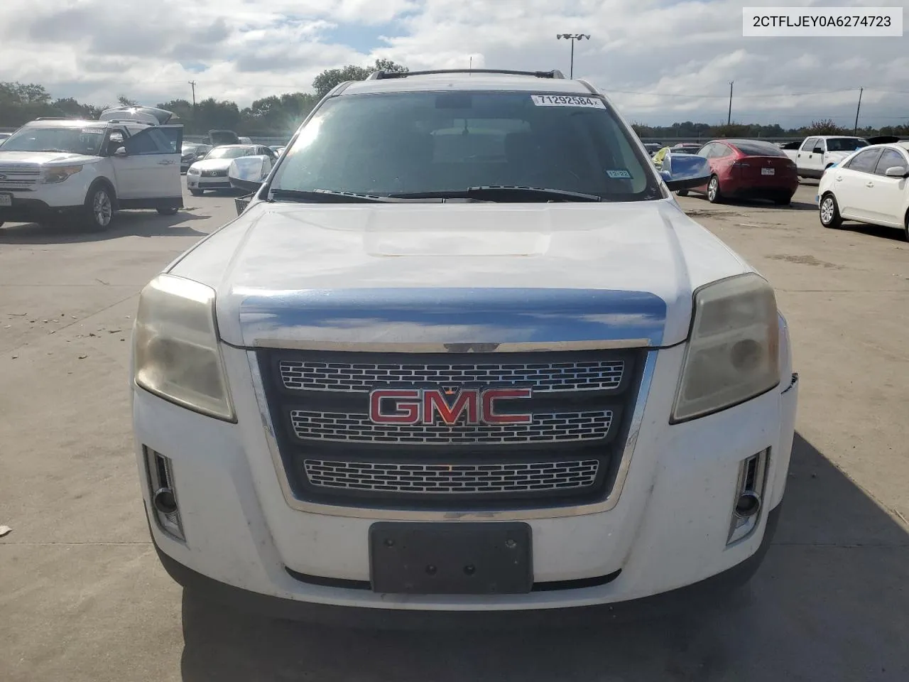 2010 GMC Terrain Slt VIN: 2CTFLJEY0A6274723 Lot: 71292584