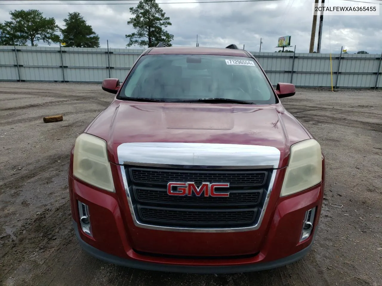 2CTALFEWXA6365455 2010 GMC Terrain Slt