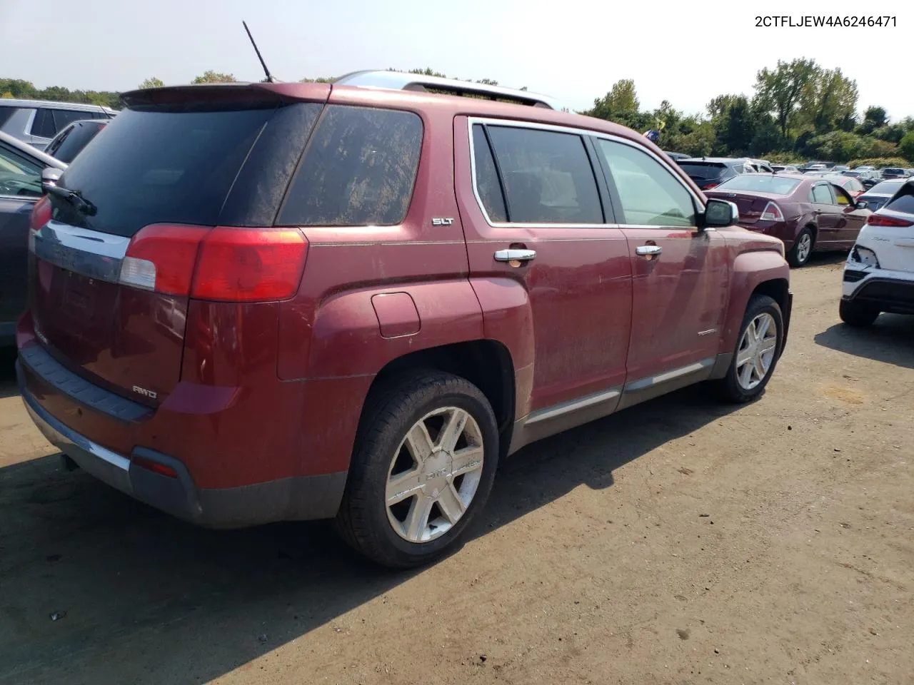 2010 GMC Terrain Slt VIN: 2CTFLJEW4A6246471 Lot: 71428284