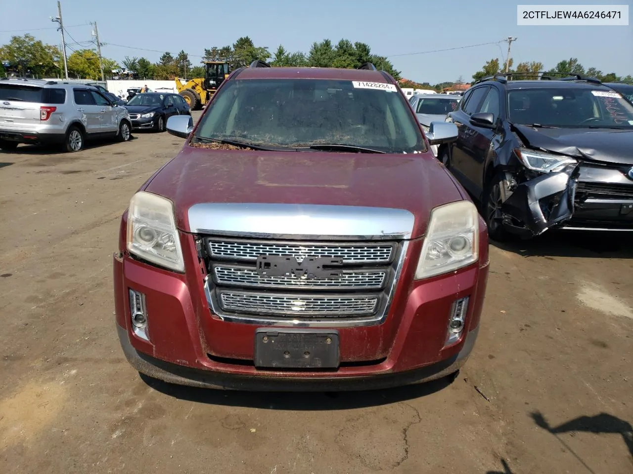 2010 GMC Terrain Slt VIN: 2CTFLJEW4A6246471 Lot: 71428284