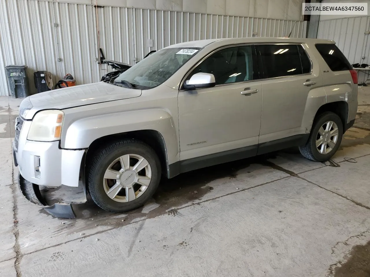 2010 GMC Terrain Sle VIN: 2CTALBEW4A6347560 Lot: 71478234