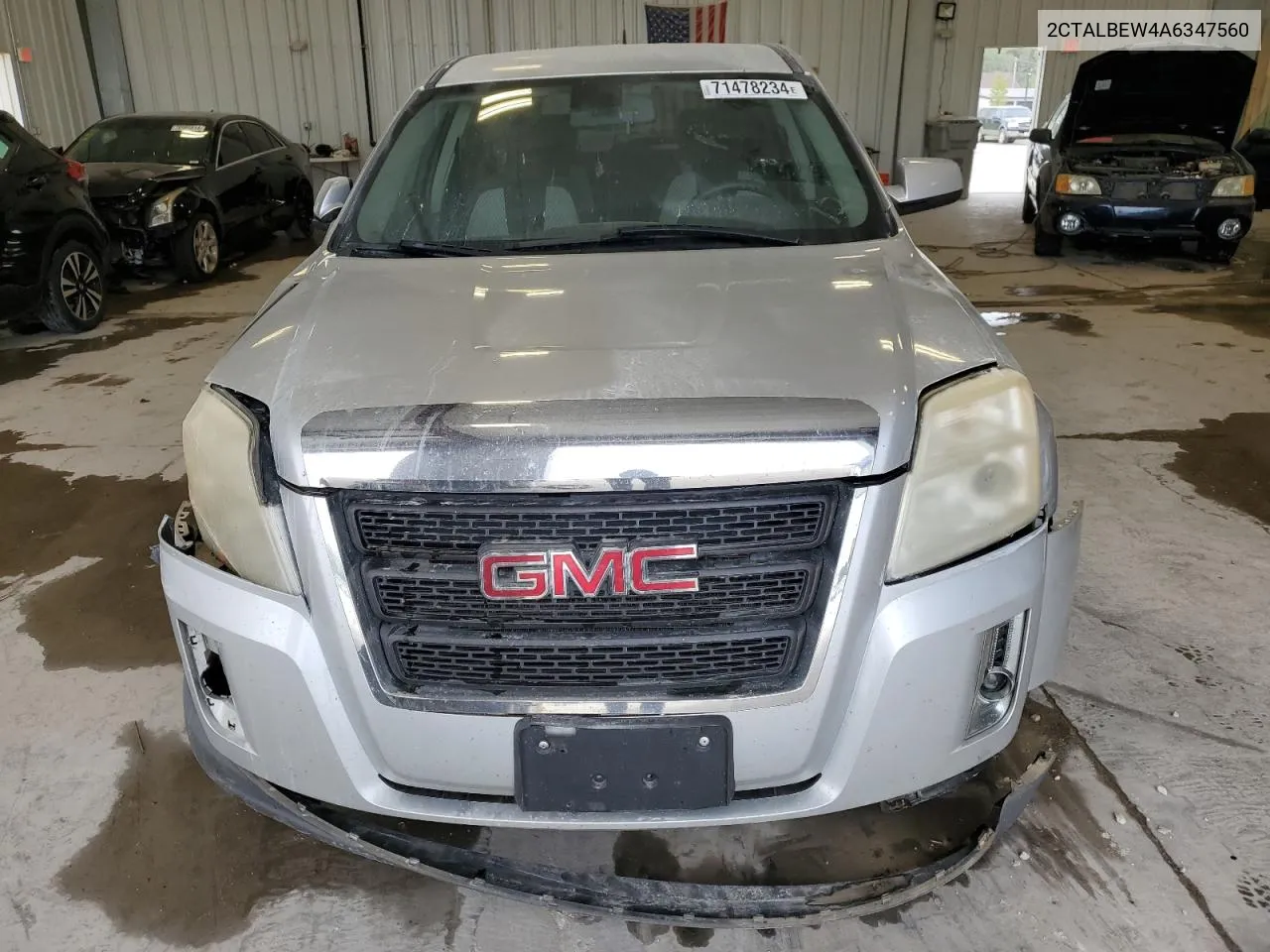 2010 GMC Terrain Sle VIN: 2CTALBEW4A6347560 Lot: 71478234