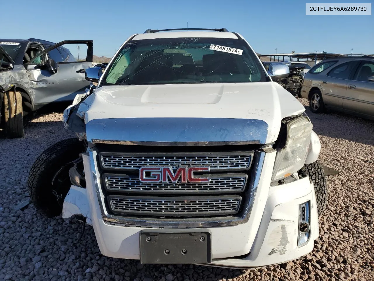 2010 GMC Terrain Slt VIN: 2CTFLJEY6A6289730 Lot: 71481674